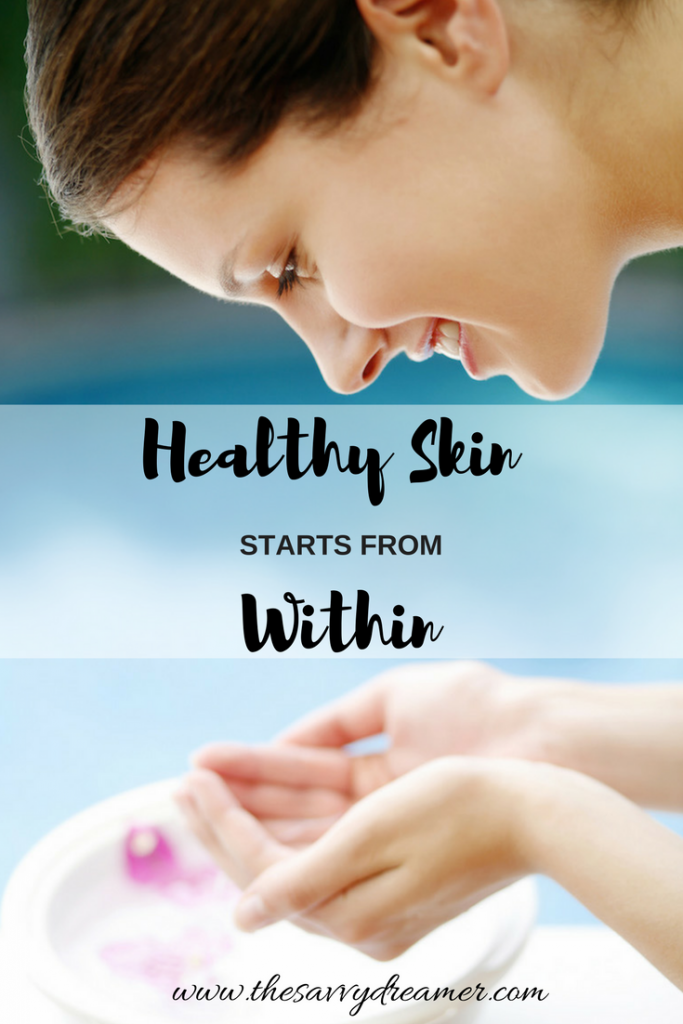 Healthy Skin Pinterest Graphic