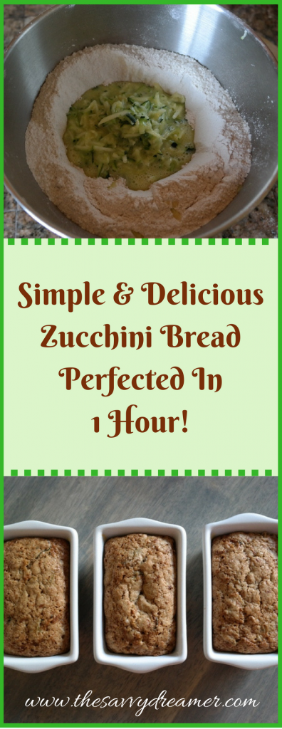 Simple and Delicious Zucchini Bread Perfected In 1 Hour