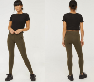 Green leggings from Ardene