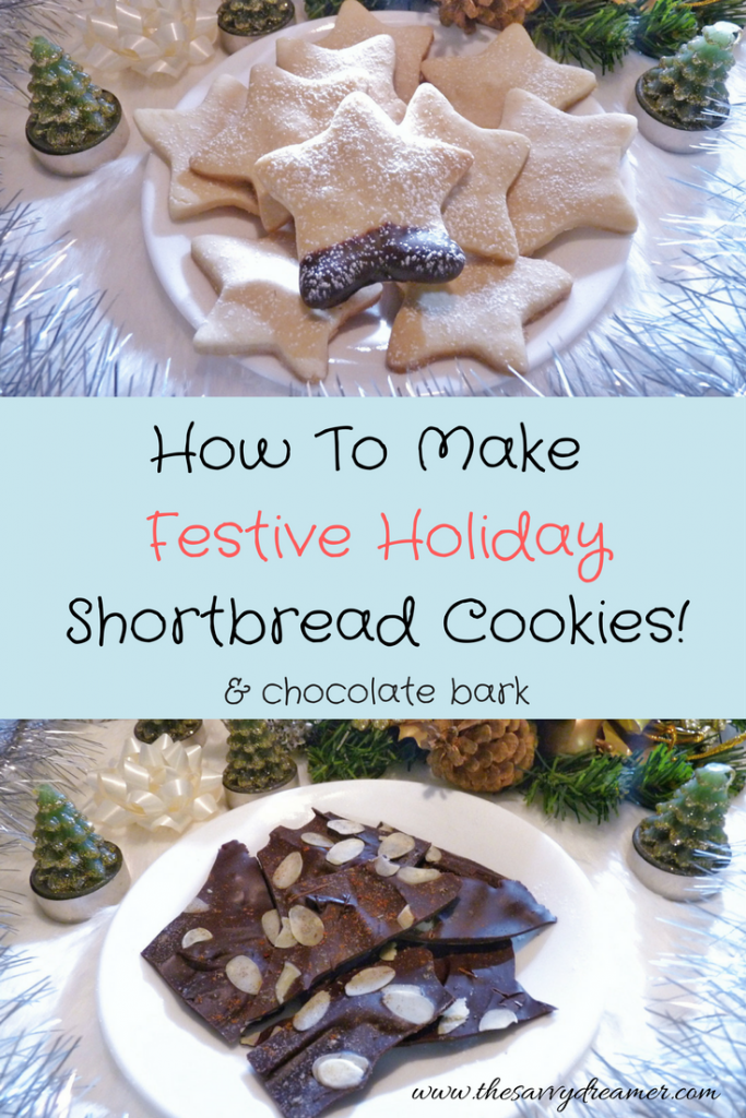 These festive holiday shortbread cookes are amazing!