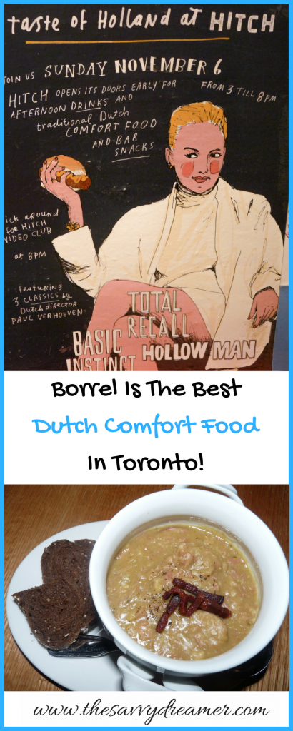 Visit Borrel Toronto Restaurant for awesome Dutch comfort food! #Toronto #restaurant #review #Dutchfood #comfortfood