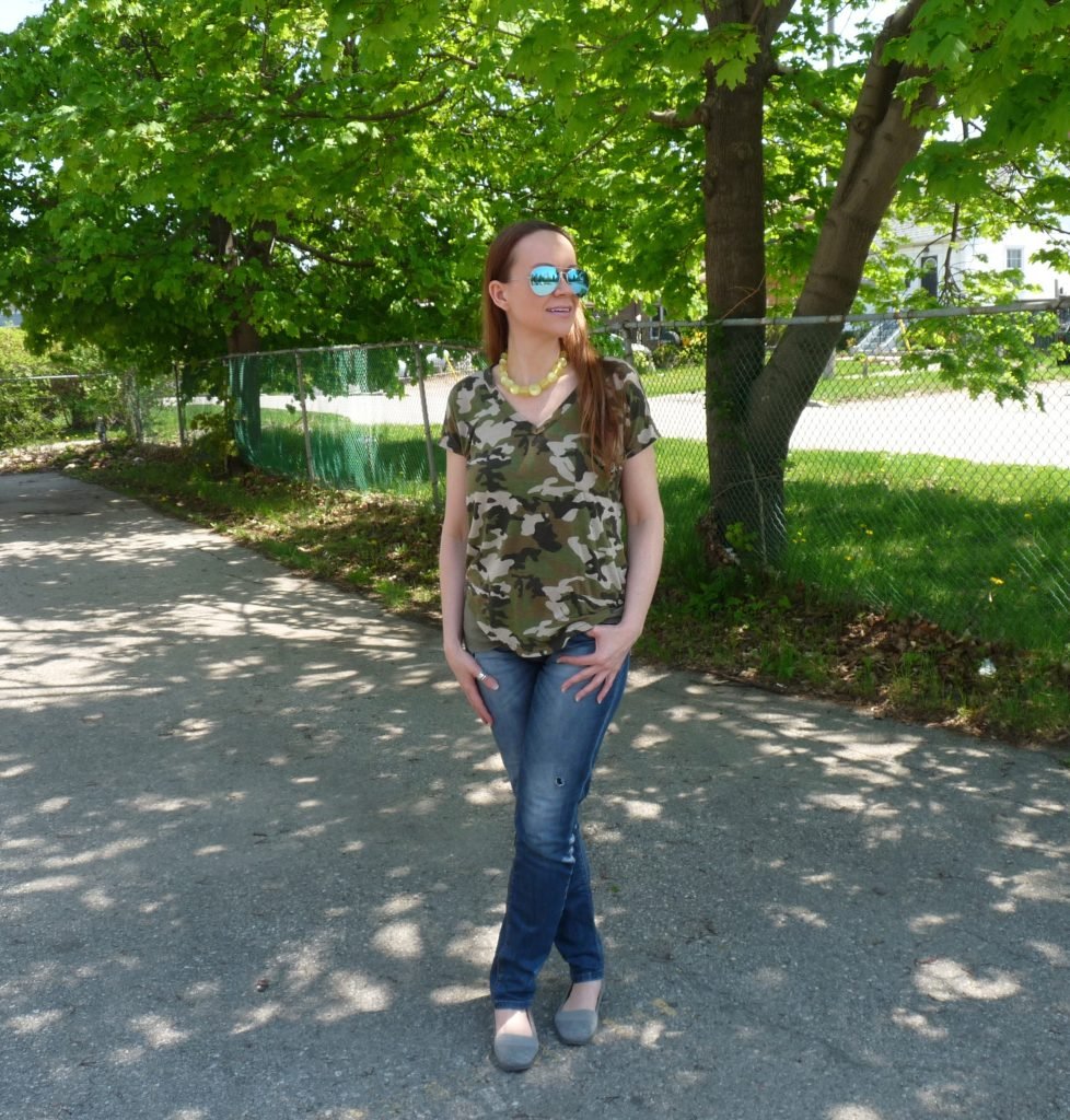 Ways to wear camouflage that are fun and easy! #camouflage #fashion #styles #tee #tshirt