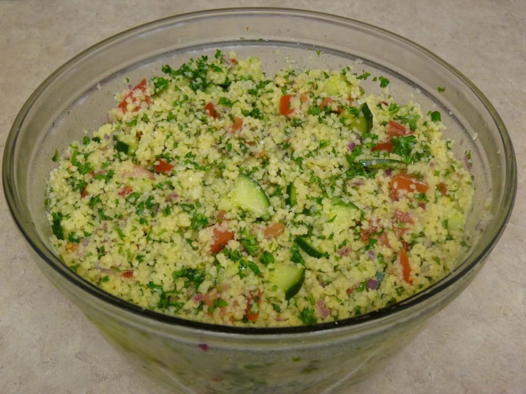 Quick and easy recipe for a nutritious couscous salad! #couscous #salad #recipe #healthyrecipes #summerrecipe