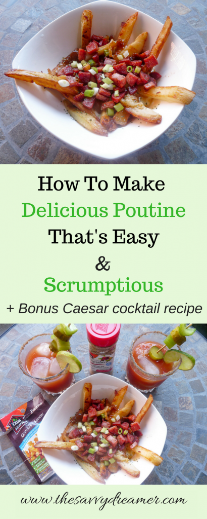 Learn how to make delicious Poutine at home using the #ClubHouse #complimentary #poutine #gravy from #Influenster #Canadian #recipe #frenchfries #Caesar