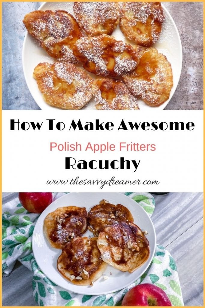 The best recipe for Polish apple fritters with kefir #racuchy #plackizjablkami #applefritters