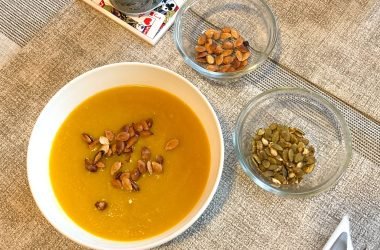 Learn how to make the best butternut squash soup you've ever made on the blog this week!